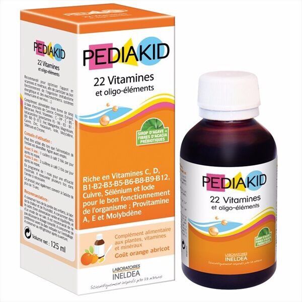 Siro pediakid 22 vitamines 125ml