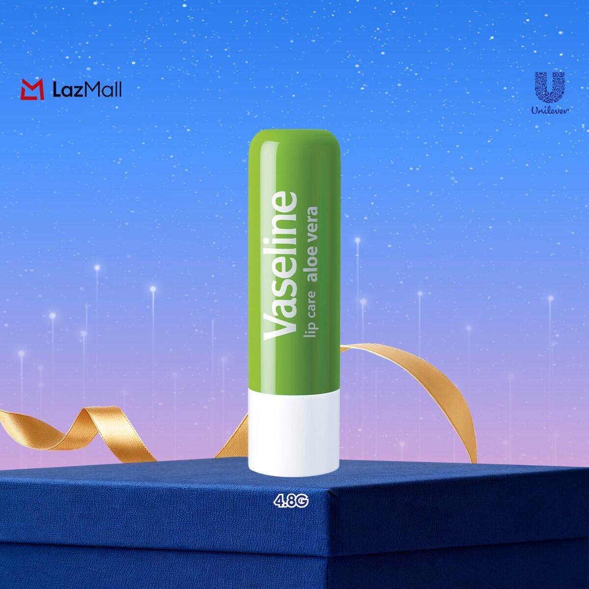  Son dưỡng môi Vaseline Lip Care Lô Hội dạng thỏi 4.8g 