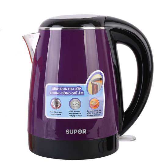 Ấm đun siêu tốc/ Bình đun siêu tốc Supor SWF17S18AVN - 1.7L
