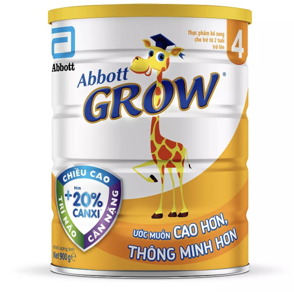 [GIẢM 50K ĐƠN 1TR] Sữa bột Abbott Grow 4 hương vani 900g (cho trẻ 2-4 tuổi) thumbnail