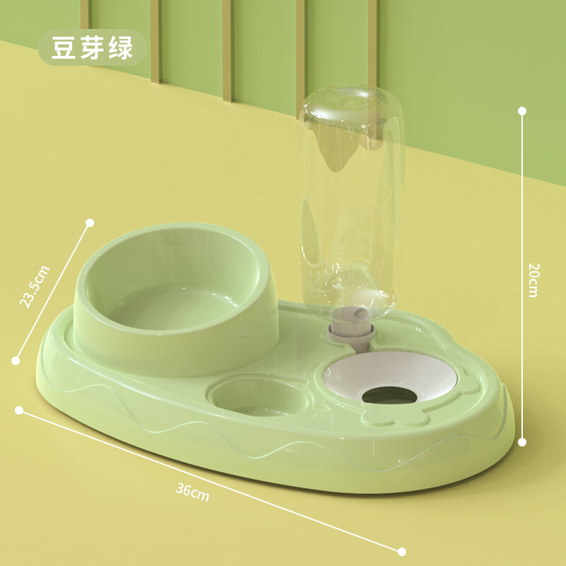 Bát cho mèo bát đôi bát thức ăn cho mèo uống nước tự động bát uống nước cho thú cưng chống lật bát thức ăn cho mèo miệng xiên bát cho mèo bát cho chó