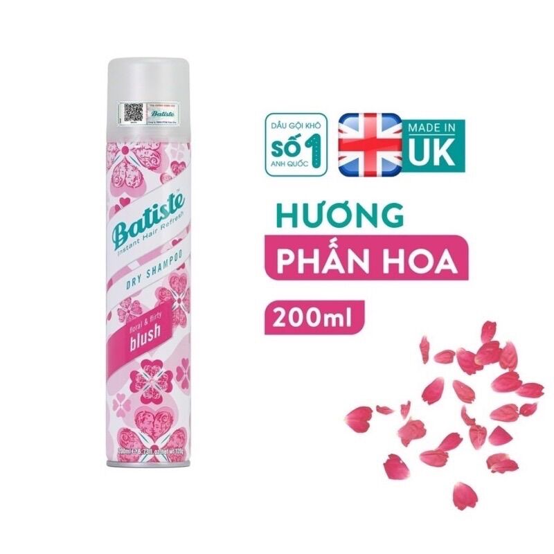 Dầu gội khô Bastie 200ml