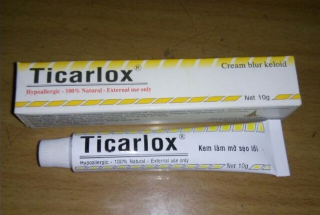 Kem mờ sẹo lồi ticarlox 10g