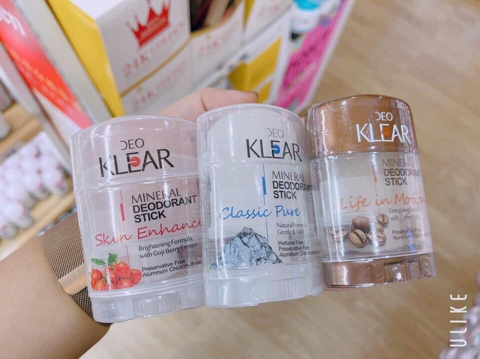Lăn nách đá khoáng DEO KLEAR Thái Lan