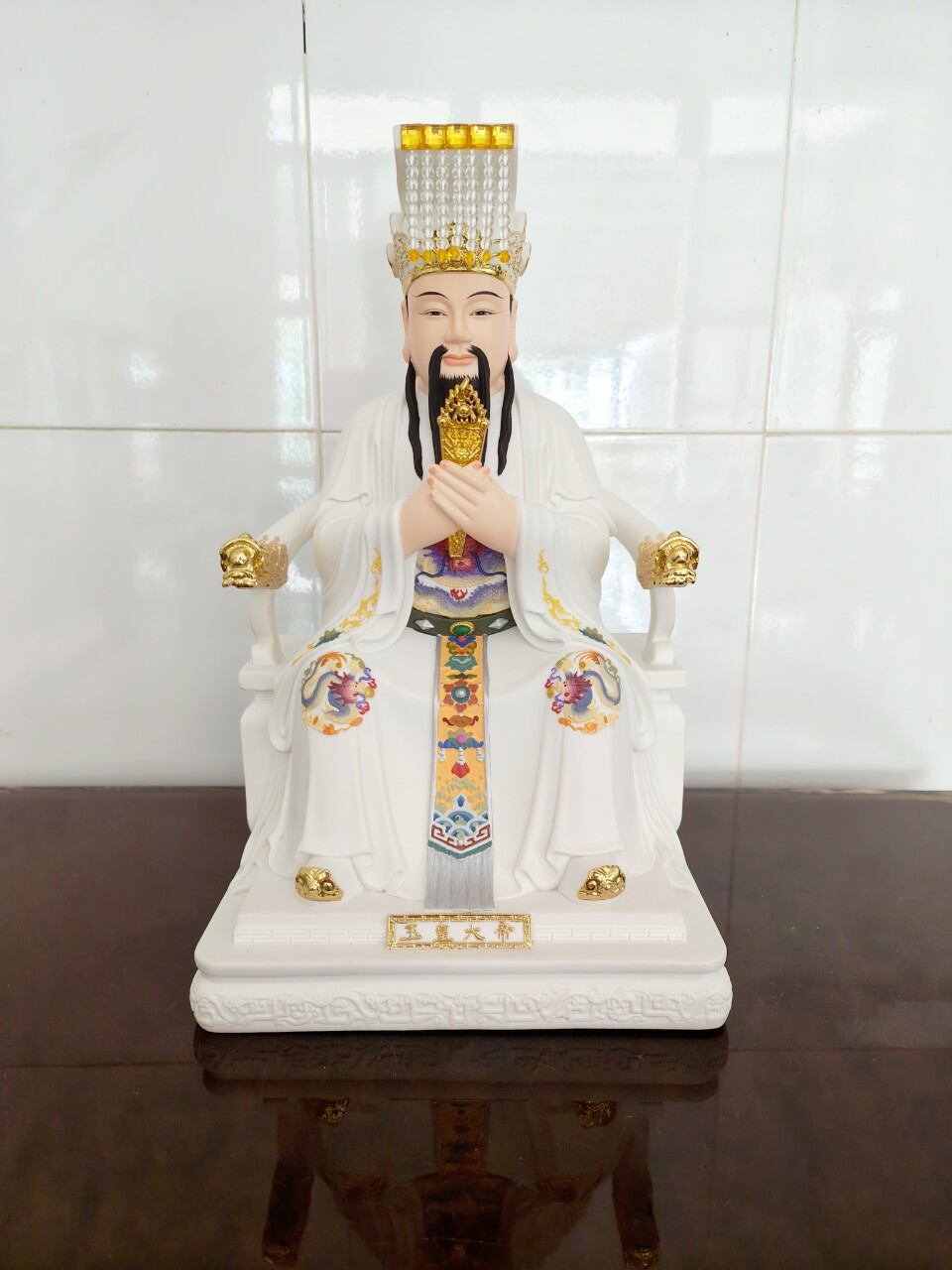 Tượng Ngọc Hoàng Thượng Đế  cao 30cm