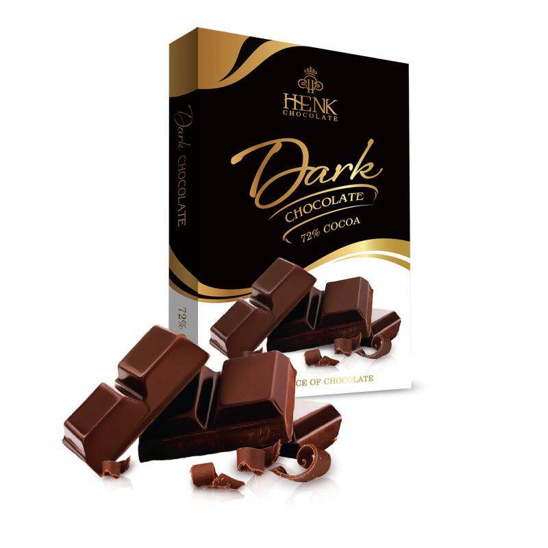 SOCOLA ĐEN HENK 72% cacao || 50gr [ Henk dark chocolate 72% cacao bar 50gr]