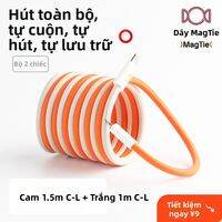 Candysign | Cáp Sạc Tự Cuộn Từ Tính Candysign MagTie 240WChip E-Marker Type-C Sạc Nhanh Laptop Gaming MacBook iPhone 15