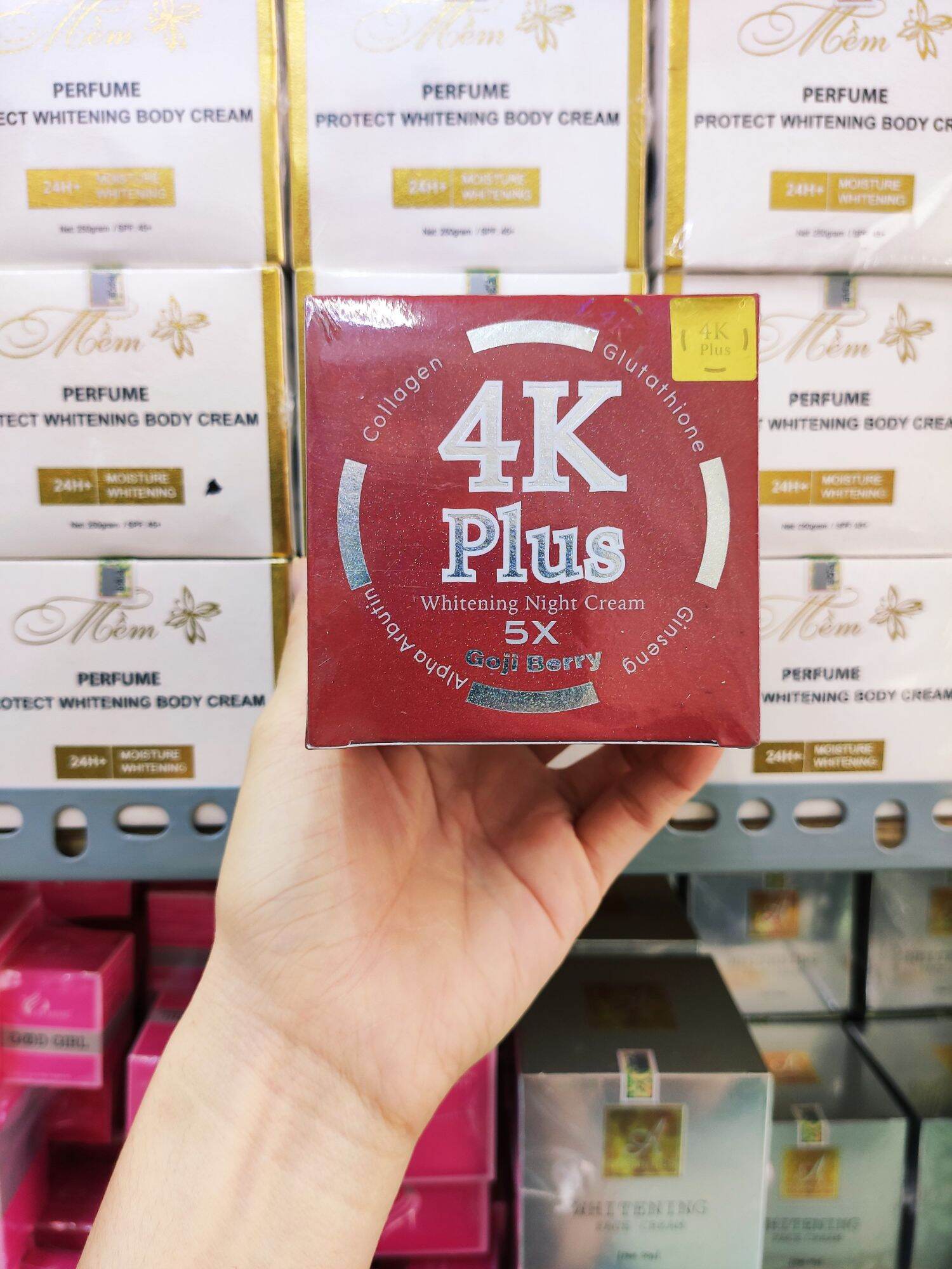 Kem 4K Đỏ Plus 5X Giảm Mụn Thái Lan 20Gr [ Chính Hãng ]