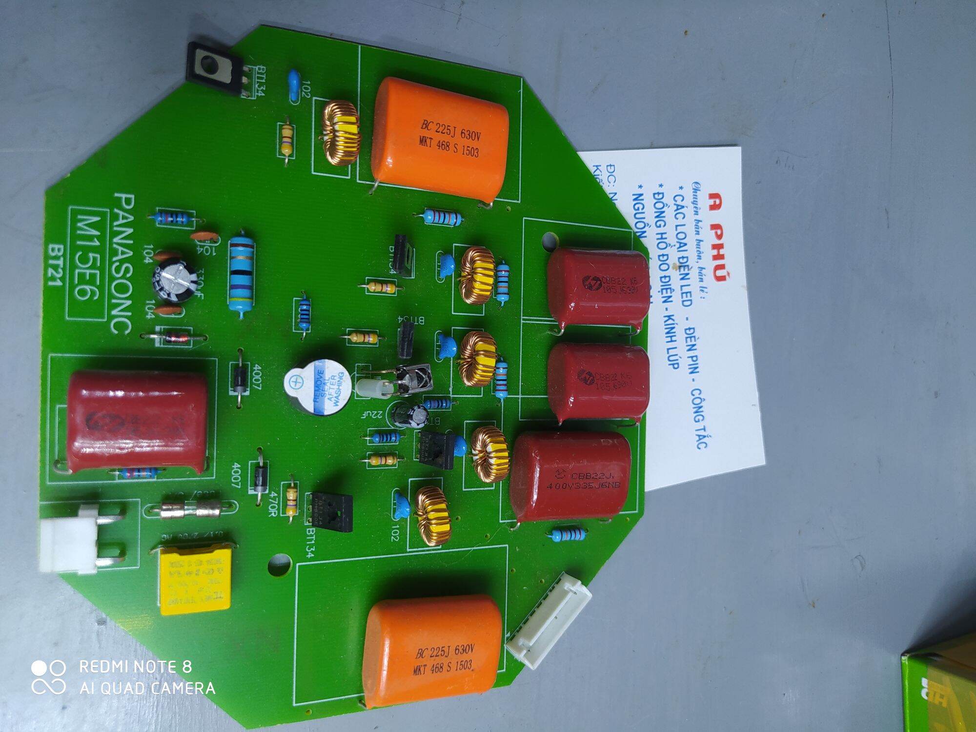 Bo mạch quạt trần Pana sonic 5 Cánh