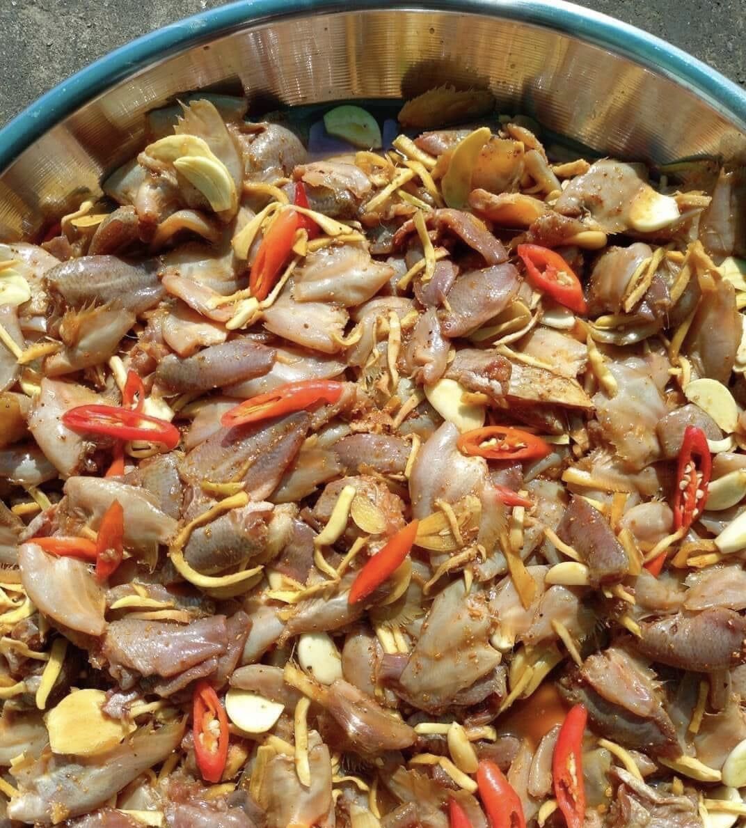 Mắm sặc,rô không xương