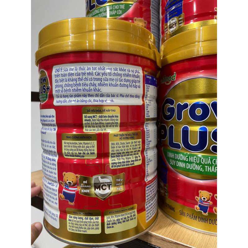 [HSD 10-2025] Sữa Bột Nutifood Growplus Đỏ - Hộp 780g mẫu mới.