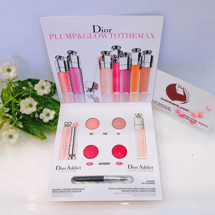 Vỉ son dưỡng Dior Plump & Glow To The Max son dưỡng ẩm tăng sắc 2in1