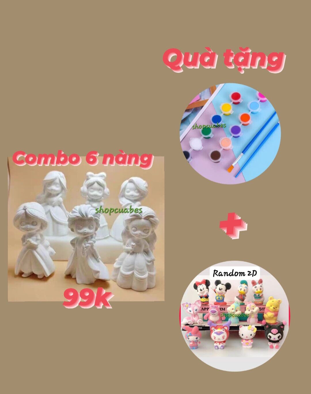 combo tượng ngẫu nhiên