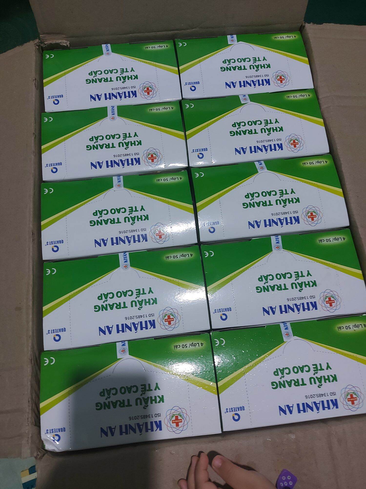 Khẩu trang y tế 4 lớp KHÁNH AN