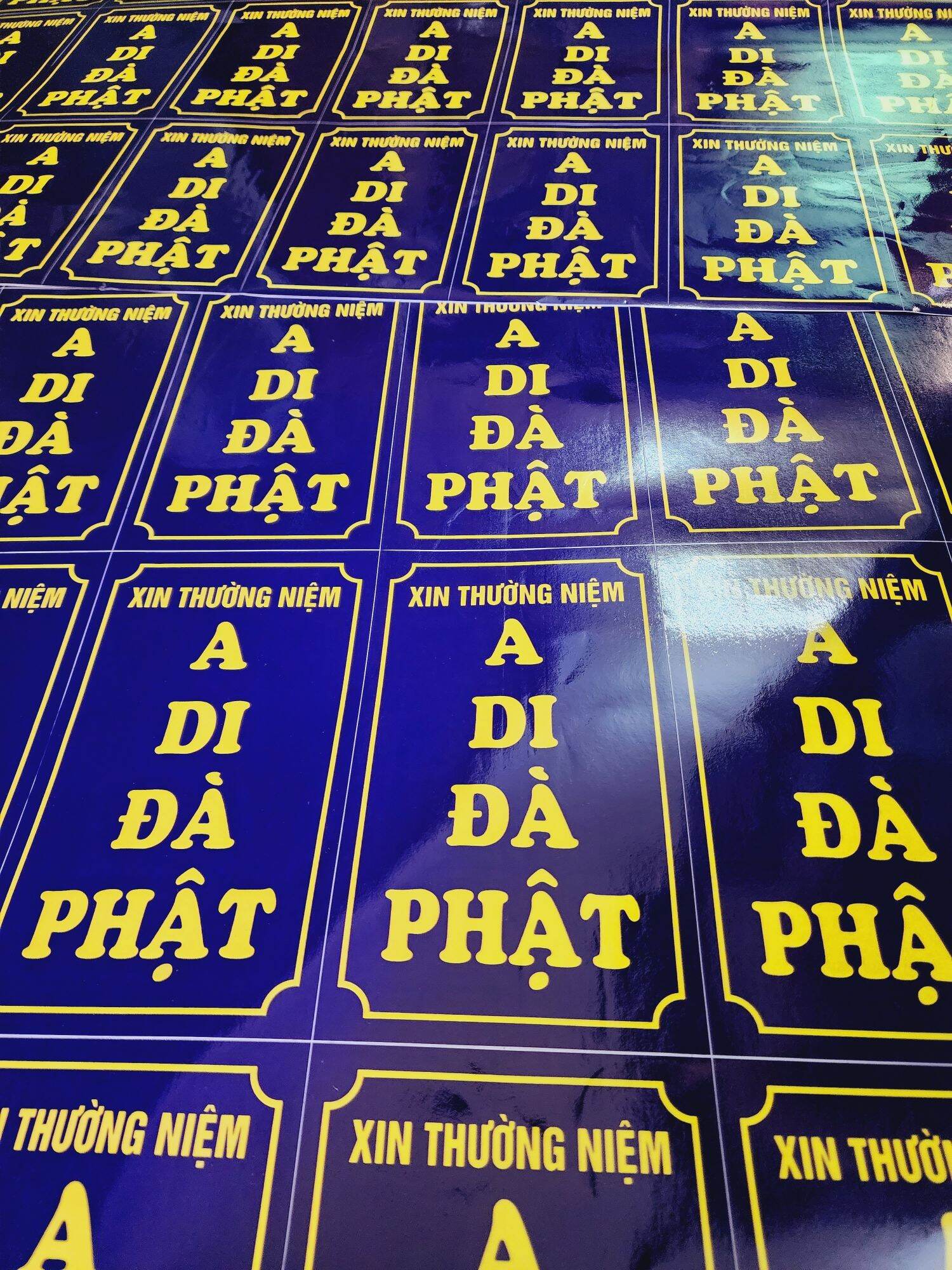 10 DECAL A DI ĐÀ PHẬT ( Đứng )