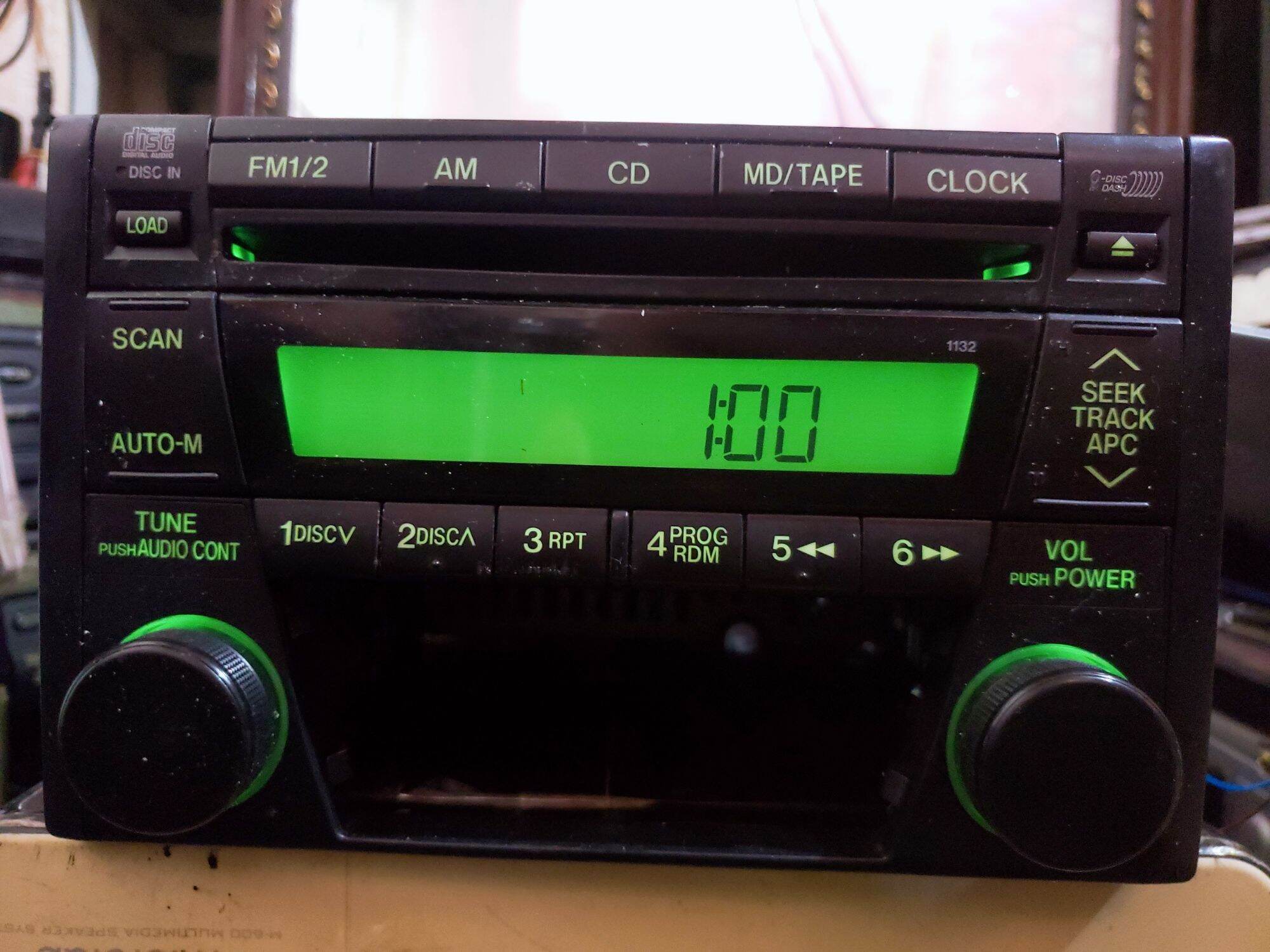 đầu CD cho xe ô tô MAZDA 626 ( LOẠI 6 DISK & Md tape )