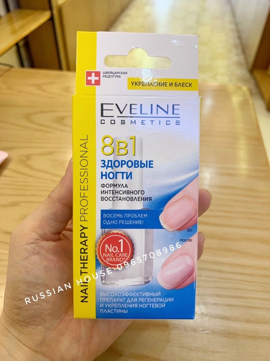 Dưỡng móng tay Eveline phục hồi và tăng trưởng móng hư tổn yếu