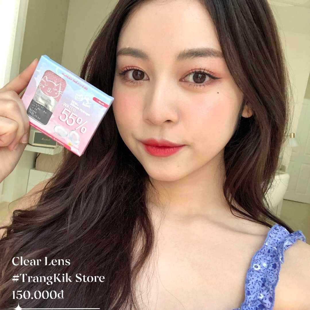 Lens cận trong suốt silicone hydrogel cao cấp êm mịn