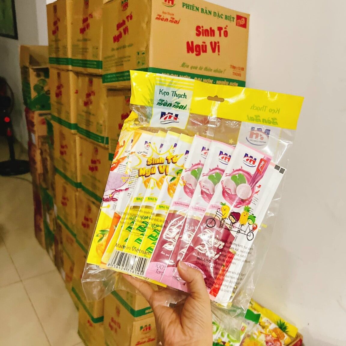 Thạch Zòn Zai que sinh tố ngũ vị 710gr
