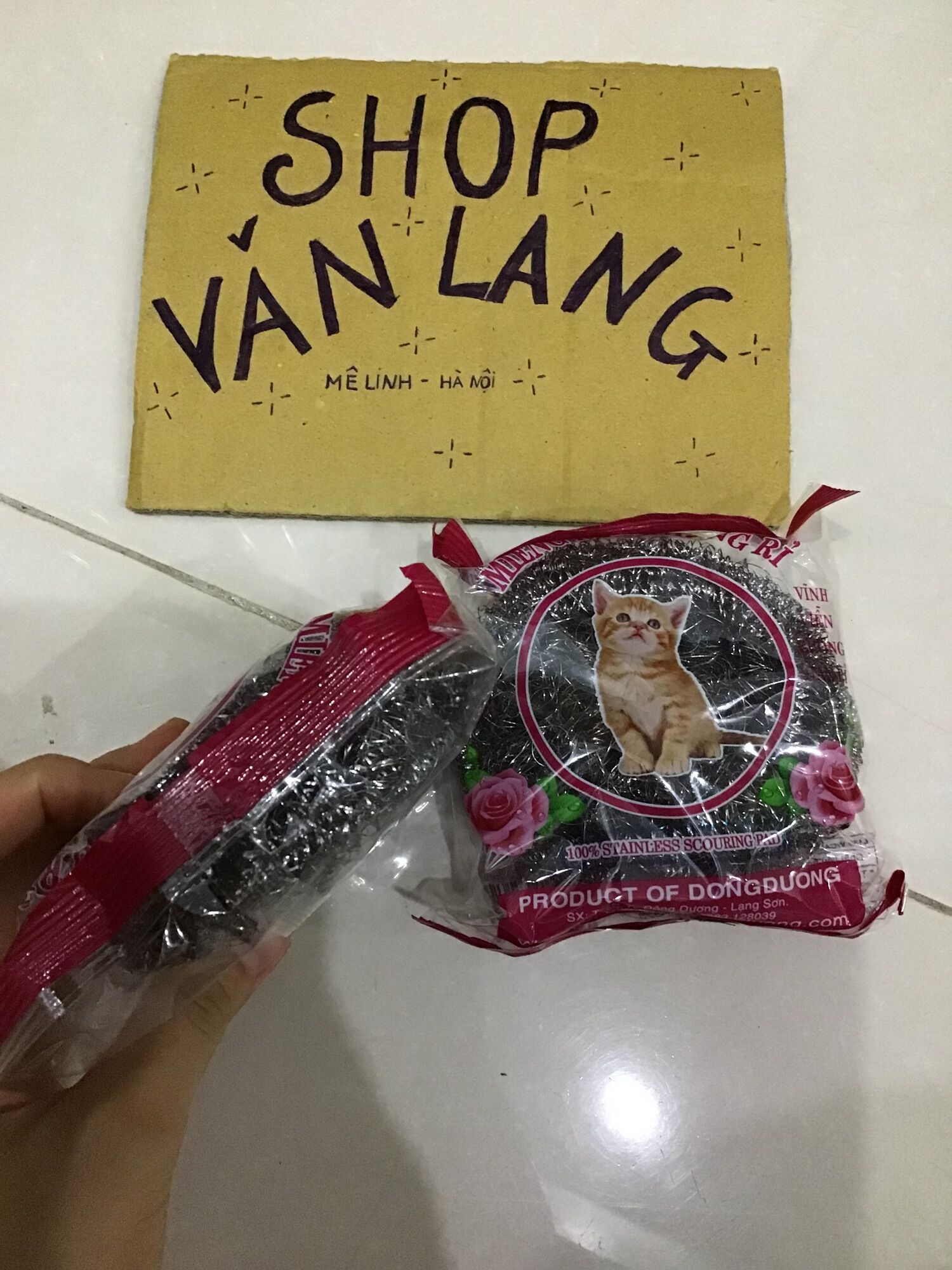 Miếng co xoong nồi inox