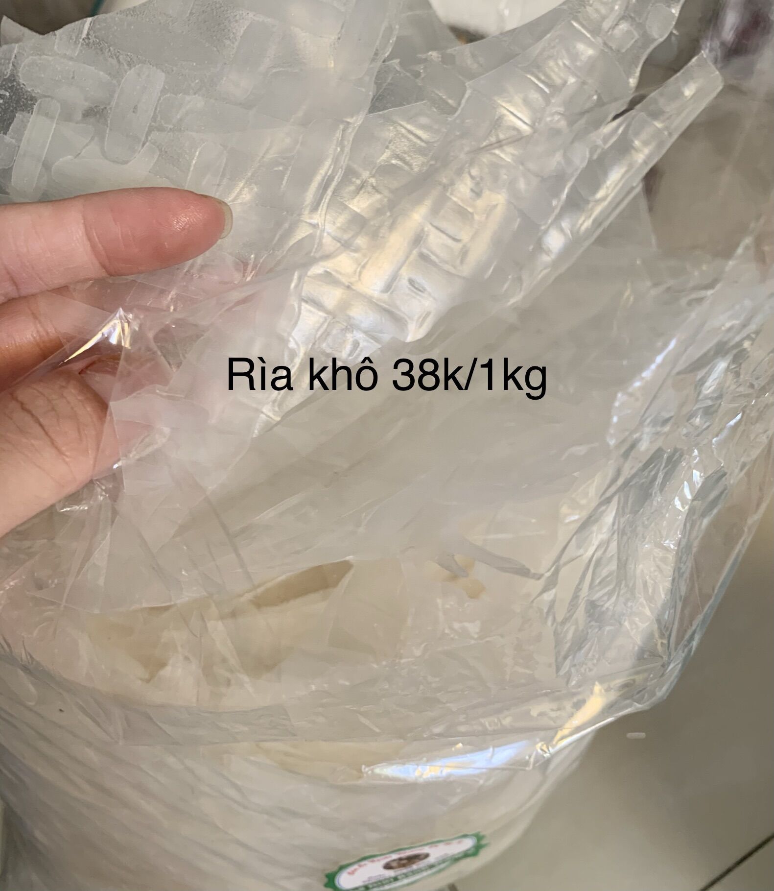 1kg of Soft, Thin Dried Rice Bran for Making Mixed Rice Paper