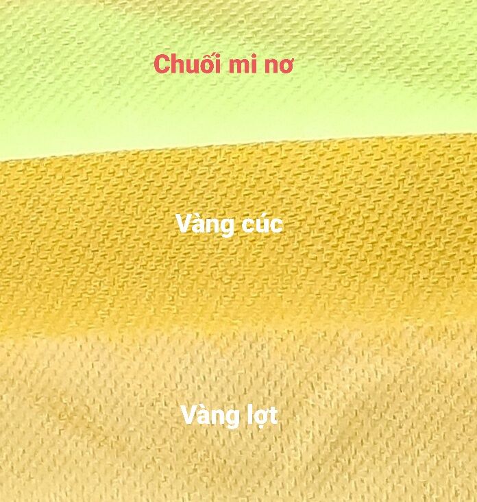 Vải thun cá sấu poly, nhiều màu (dài 1m * khổ 1m6)
