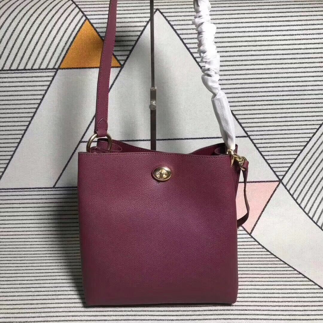 Túi Coach bucket da thật nguyên chiếc