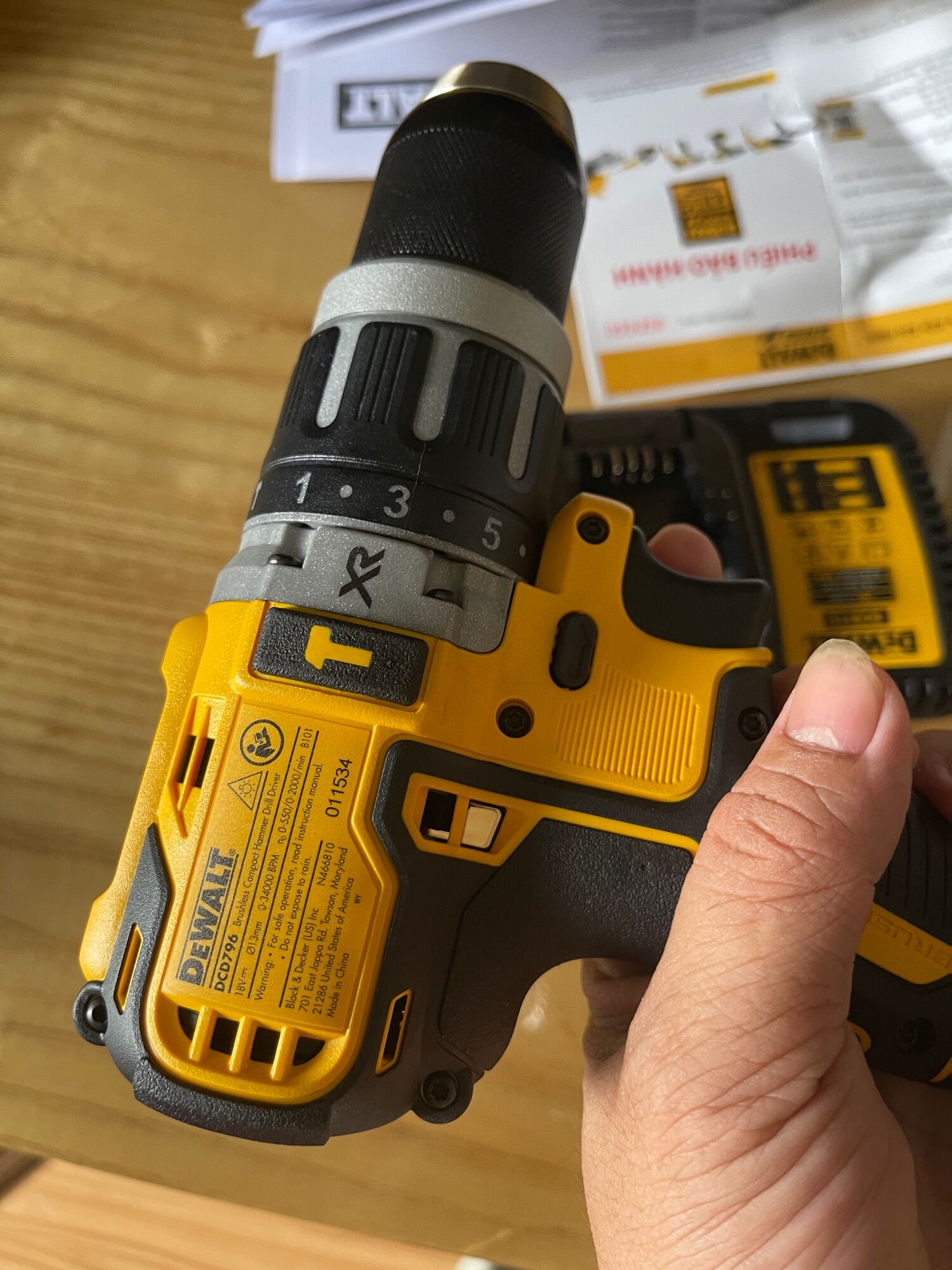 Body Dewalt DCD796N