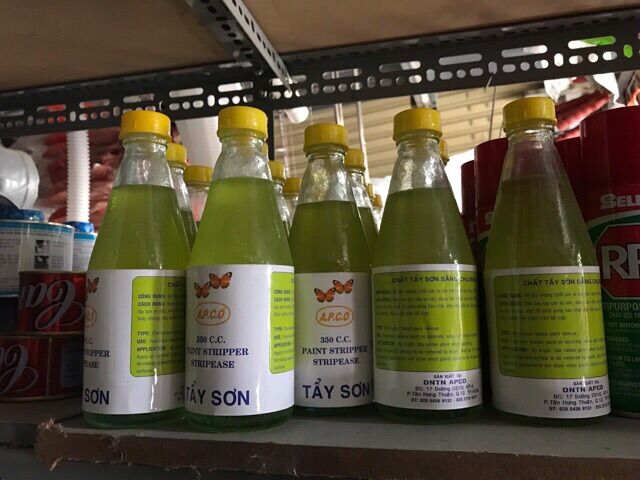 Dung dịch tẩy sơn, tẩy sơn sắt