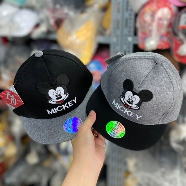 Nón hiphop MICKEY Nón snapback mũ nón MICKEY thời trang cho BÉ TRAI BÉ GÁI