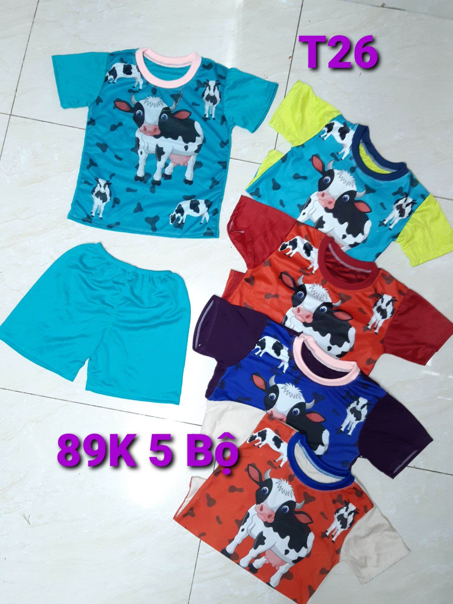 89K 5 Bộ quần áo trẻ em 5- 18kg