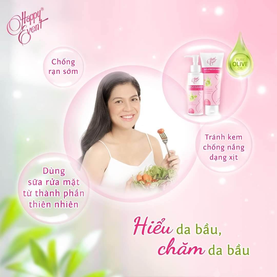 Sữa ngừa rạn da Happy Event