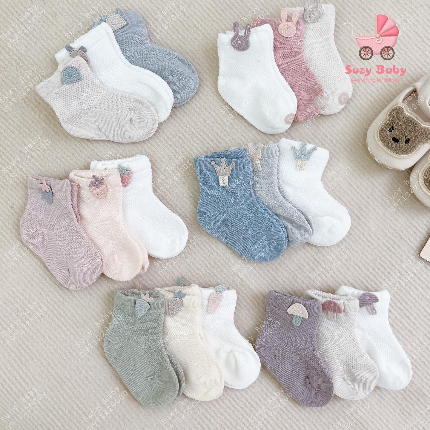 Set tất lưới hàn quốc cho bé siêu xinh