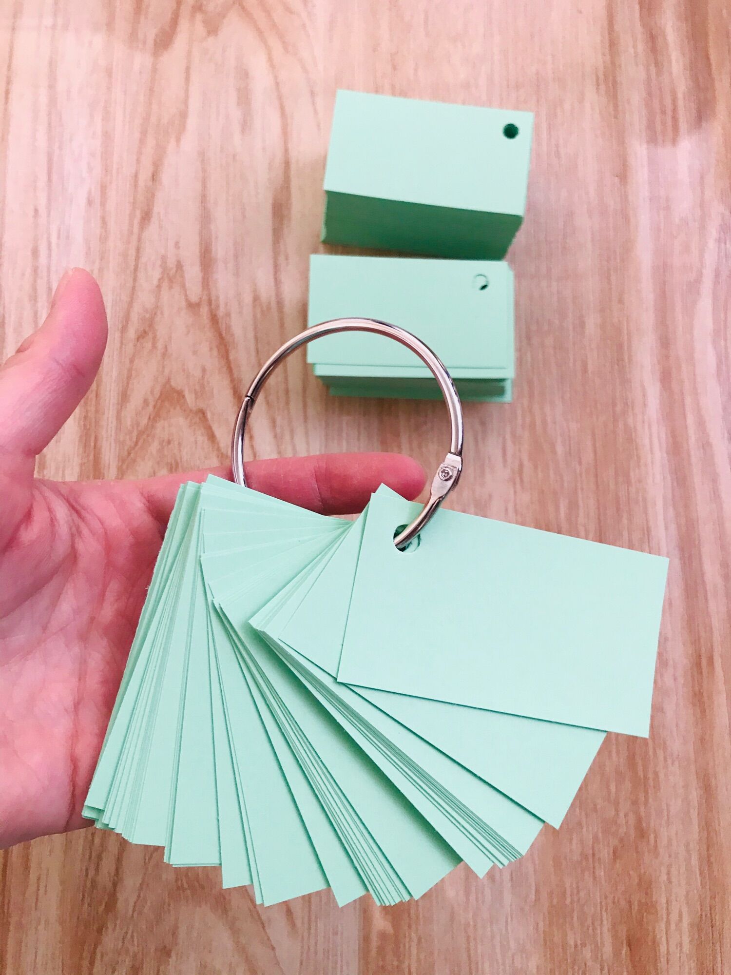 100 thẻ Flashcard trắng học ngoại ngữ