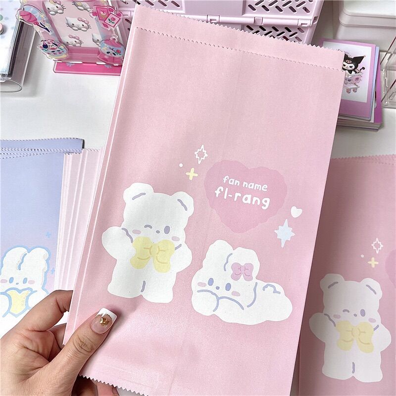 Set 10 túi giấy gói quà phụ kiện dễ thương 24x15.3cm