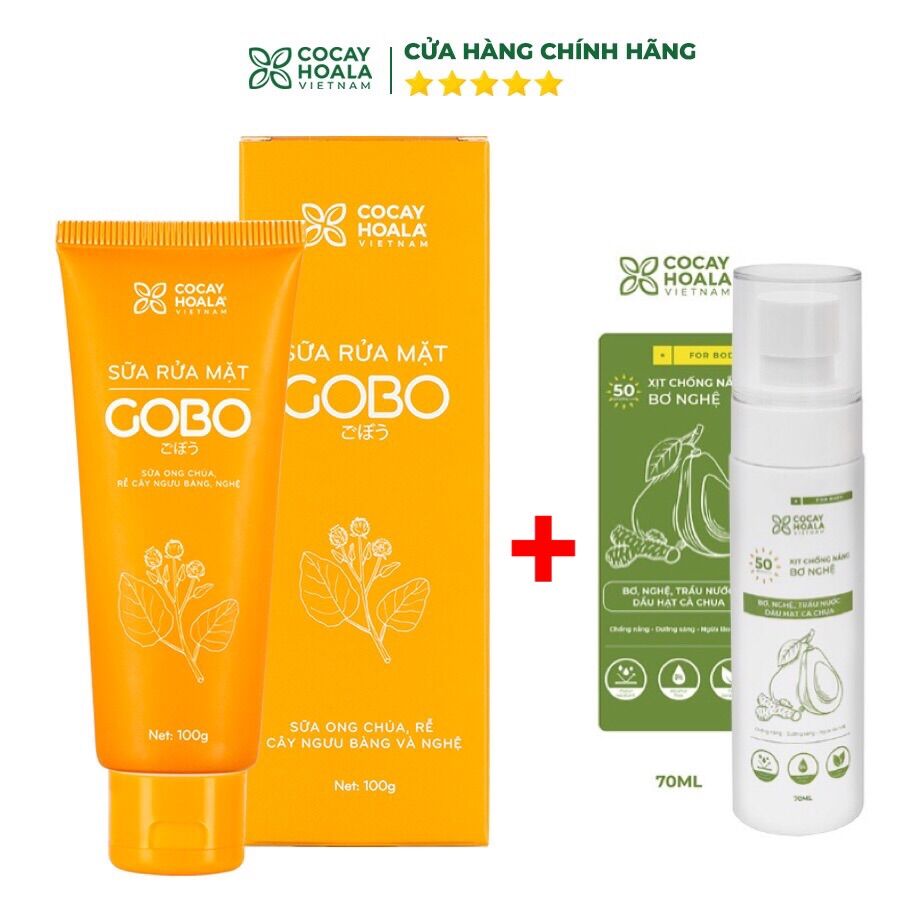 Sữa rửa mặt GOBO thảo dược thiên nhiên