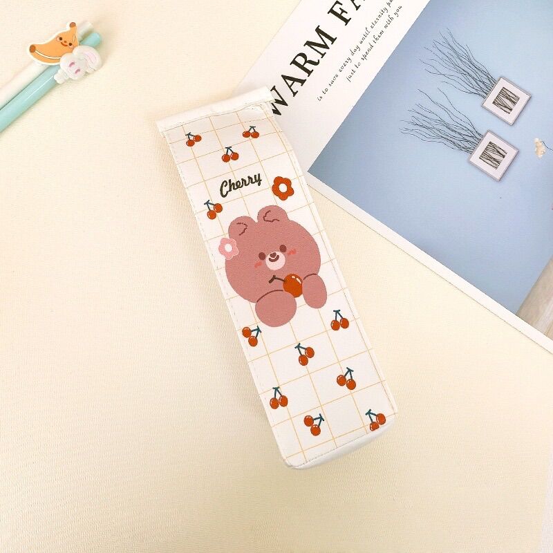 Hộp bút hình hộp sữa hoạt hình dễ thương CHIPCHIPGIADUNG Hộp đựng bút viết Túi đựng đồ vật dụng đa năng Hop but hinh hop sua Tui dung but viet van phong Tui dung vat dung da năng Chipchipgiadung