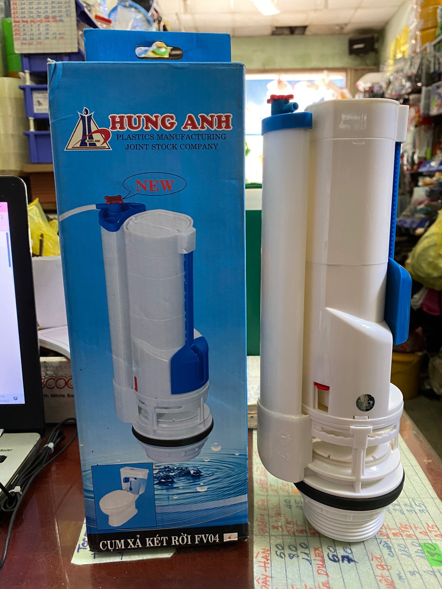 Bộ xả bồn cầu 2 nút nhấn