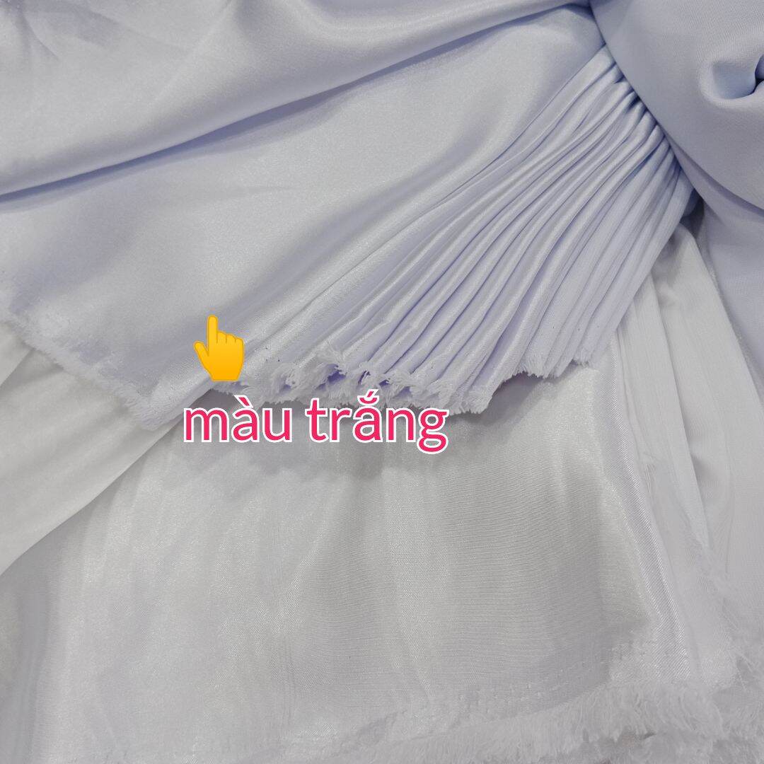 Vải Phi Bóng (Phi Tha) Trắng Thatexco Thái Tuấn