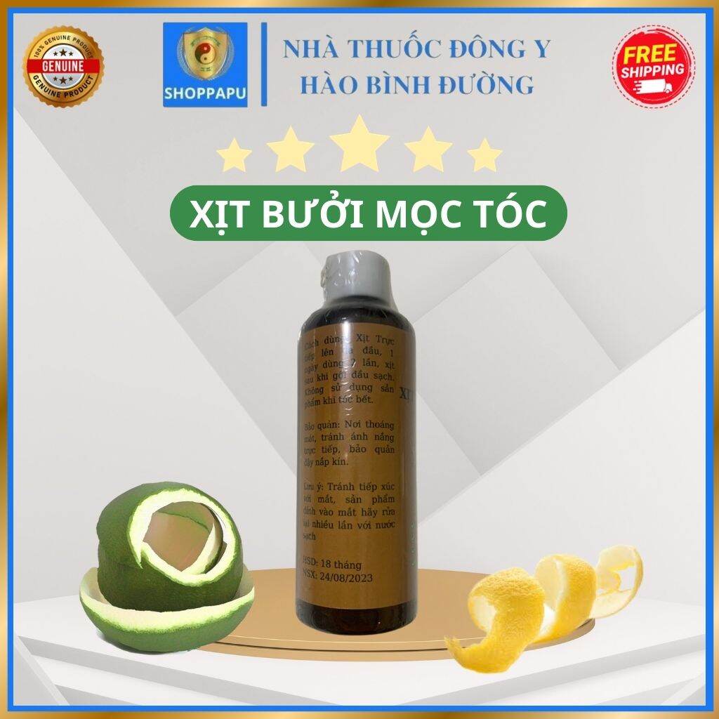 ✅[CHÍNH HÃNG] Xịt Bưởi Mọc Tóc Giúp Ngăn Rụng Tóc, Kích Thích Mọc Tóc, Dưỡng Tóc Mềm Mại