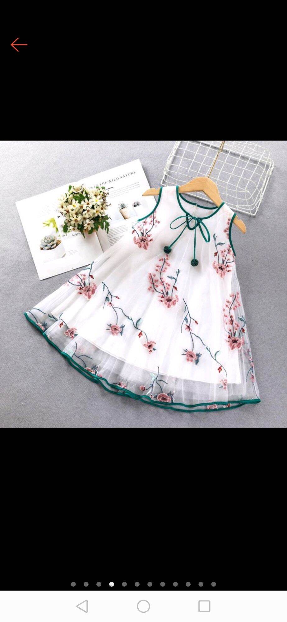 Váy ren sát nách cho bé gái (12-27kg) (N00524)
