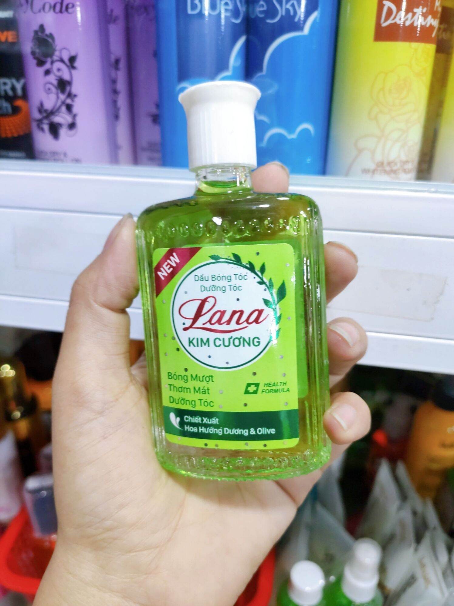 Dầu bóng tóc dưỡng tóc lana kim cương - bóng mượt, mềm tóc