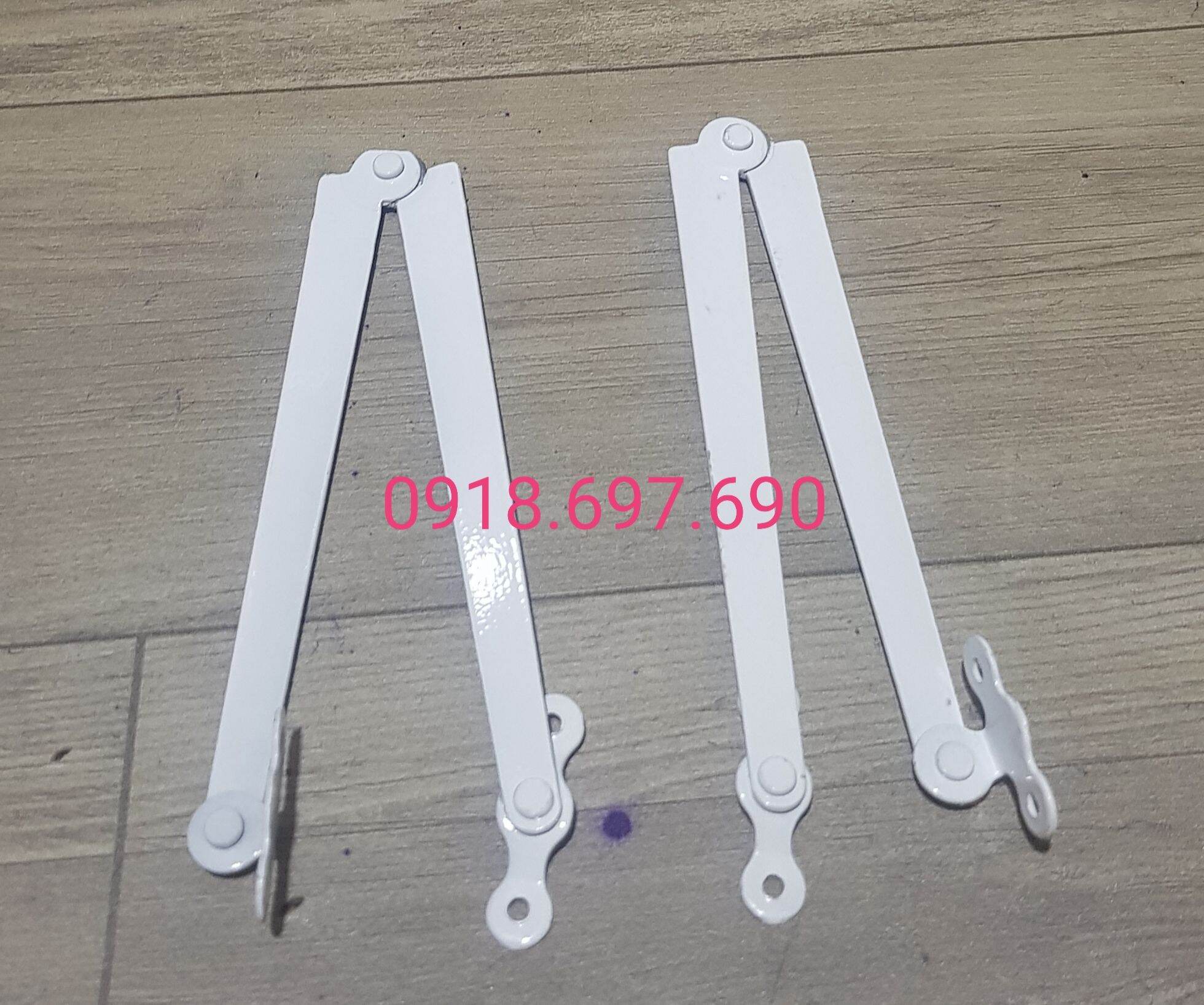 1 cặp chống compa màu trắng sữa cửa sổ mở hất