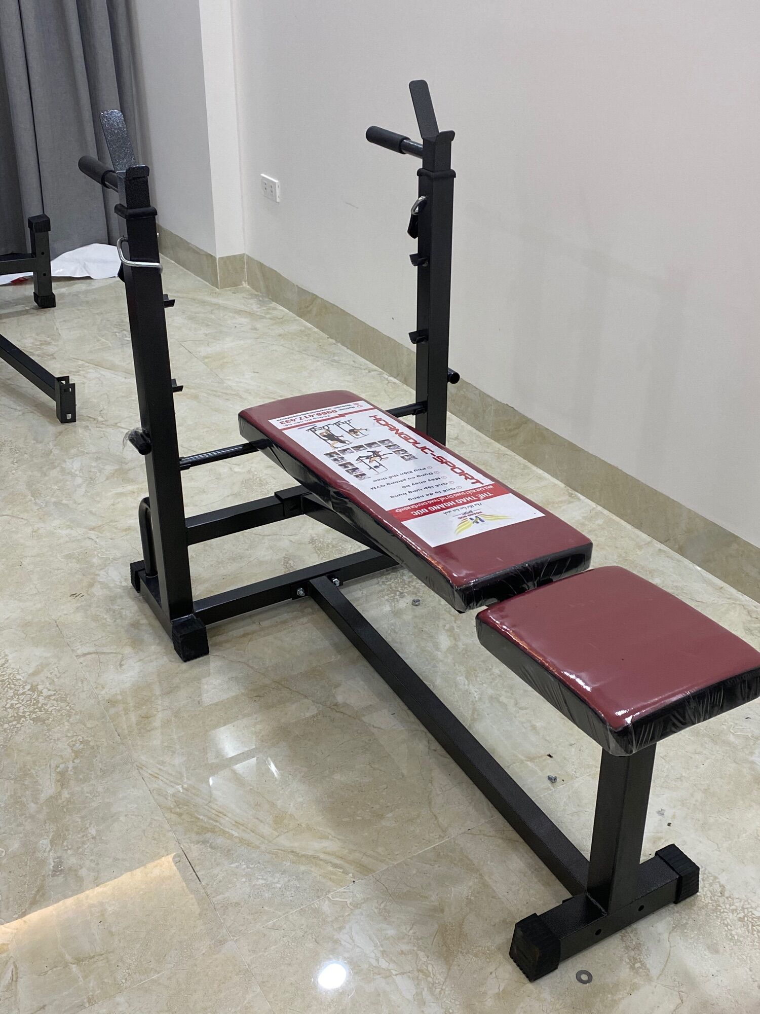 Ghế tập tạ đơn SADU HOÀNG ĐỨC (chưa có tạ và đòn)