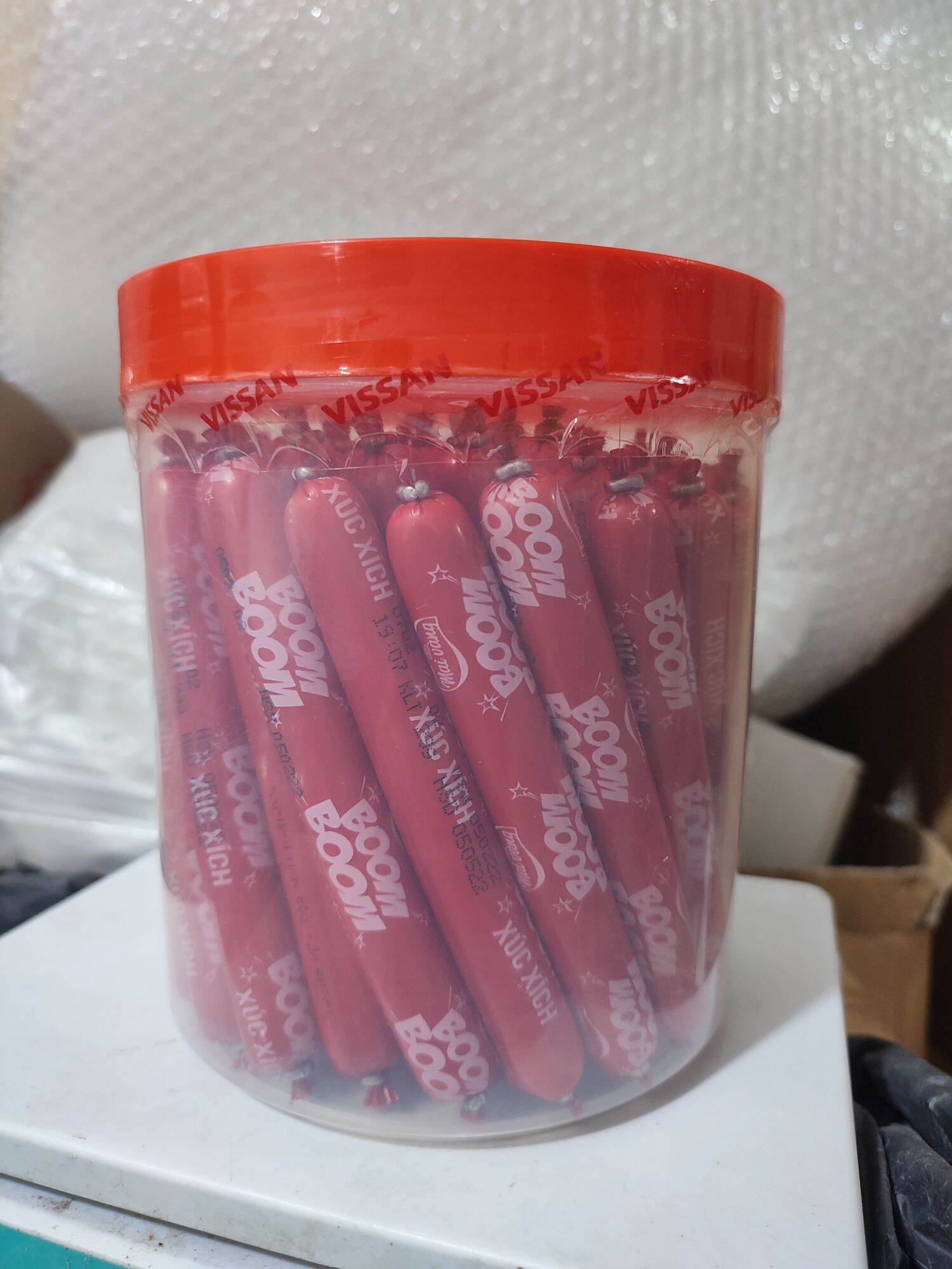 Xúc xích Boom Boom hộp 50 cây (50×20g)