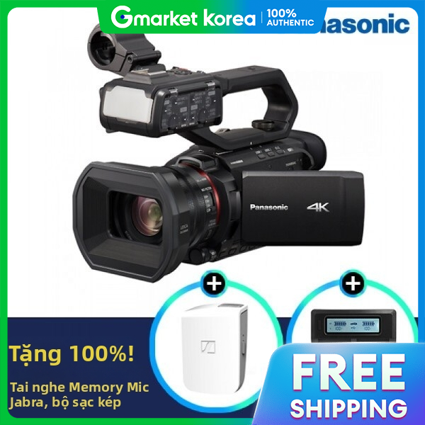 Panasonic | Genuine Panasonic Ag-Cx10 4K Live Streaming Camcorder Hdmi/Sdi Output Dual Charger Light Memory Mic Giá 45,077,200 Đồng*Miễn phí vận chuyển