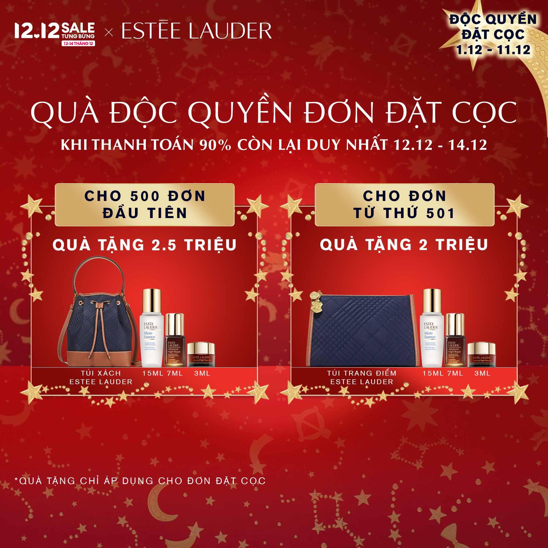 [ƯU ĐÃI ĐẶT TRƯỚC 01.12 - 11.12] Estee Lauder - Bộ 8 món: Tinh chất phục hồi chống lão hóa Advanced Night Repair Synchronized Multi-Recovery Complex - Face Serum 115ml, 4 Serum ANR 15ml, 3 Kem mắt 5ml (Giá Trị thực: 11.824.000đ)