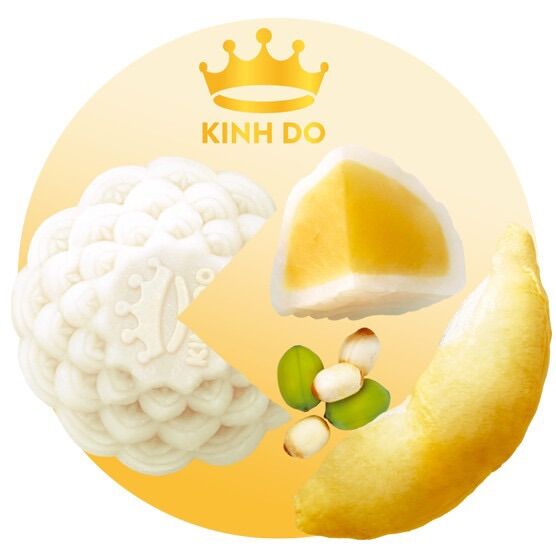 Bánh trung thu kinh đô dẻo sầu riêng hạt sen 150g