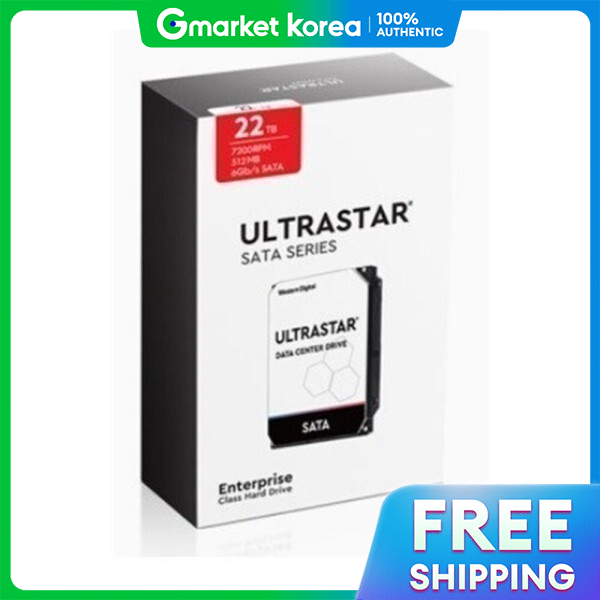 WD | Wd Ultrastar Dc Hc570 Box Package 7200/512m Wuh7Ale6L4 22Tb (22Tb X 2) (2-Pack) +Genuine+ Secure Giá 54,956,400 Đồng*Miễn phí vận chuyển