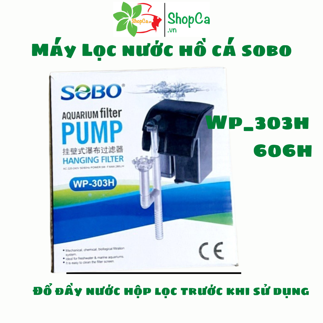 Máy lọc nước hồ cá 5w dạng thác nước wp-303h